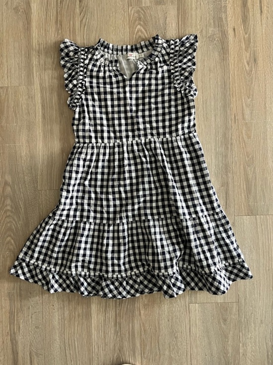 Vineyard Vines Other - Vineyard Vines Girl’s Navy and White Tiered Ruffle Sleeveless Dress - Size Large